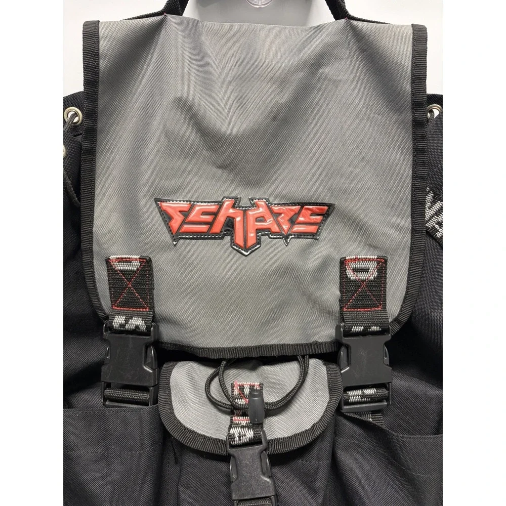 Senate Skate Brand Backpack Rollerblade Rare Vintage Cargo‎ AVENGER SS-105 Black